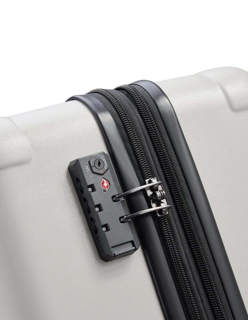 Jeep  JH004C 68 Cm Hardcase 4-Double Wheeled Expandable Check-In Luggage Trolley - Grey Drizzle  | Best Price UAE